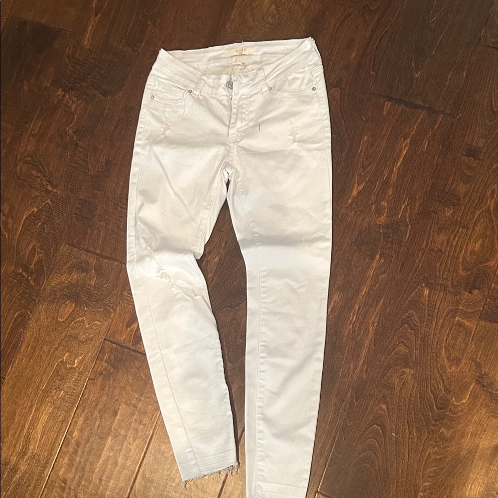 Forever 21 White Skinny Jeans